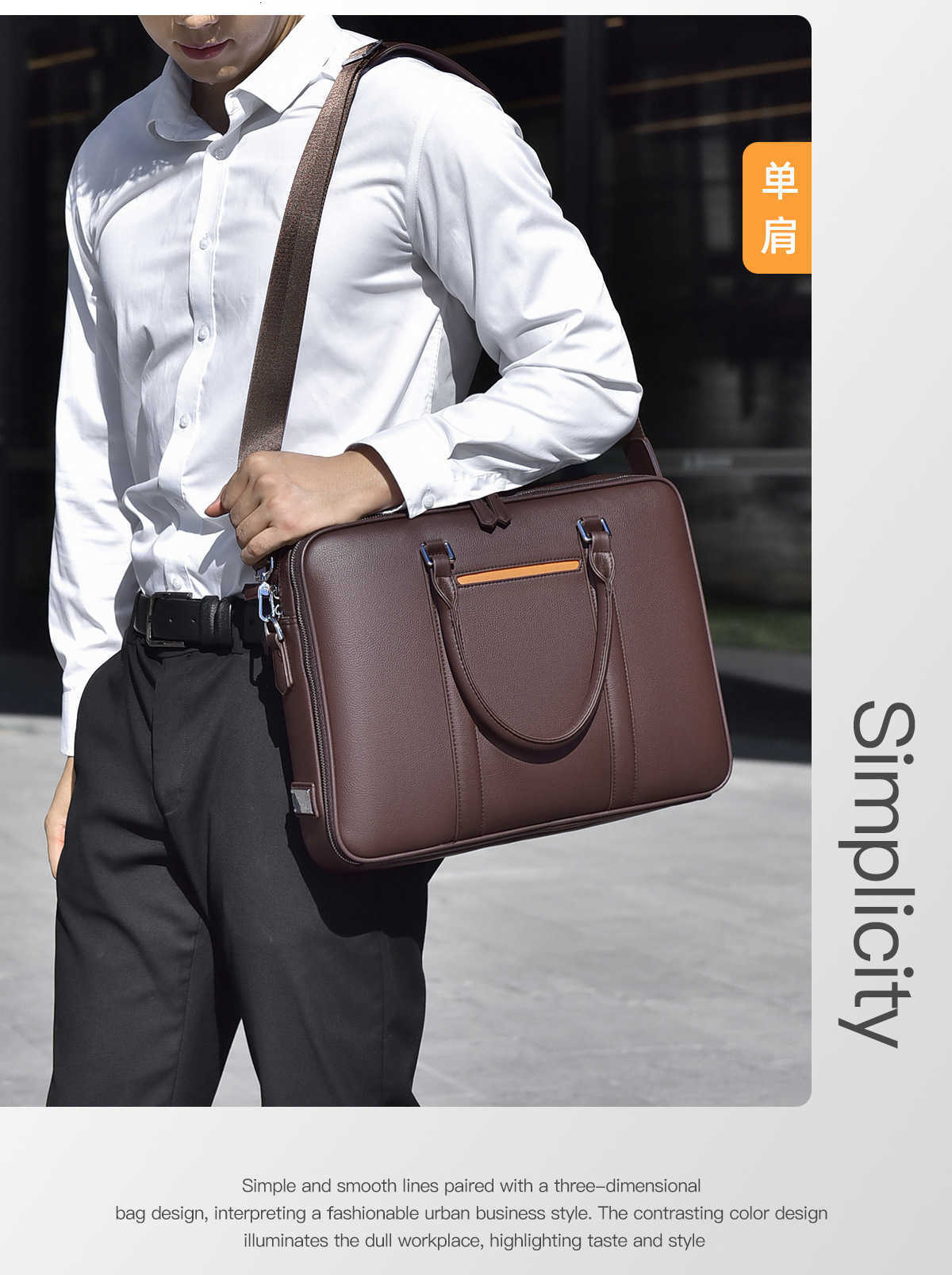 2026 New Luxury Cow Genuine Leather Business Mens Briefcase Male Shoulder Bag Men Messenger Laptop Computer Designer Bag K251128
