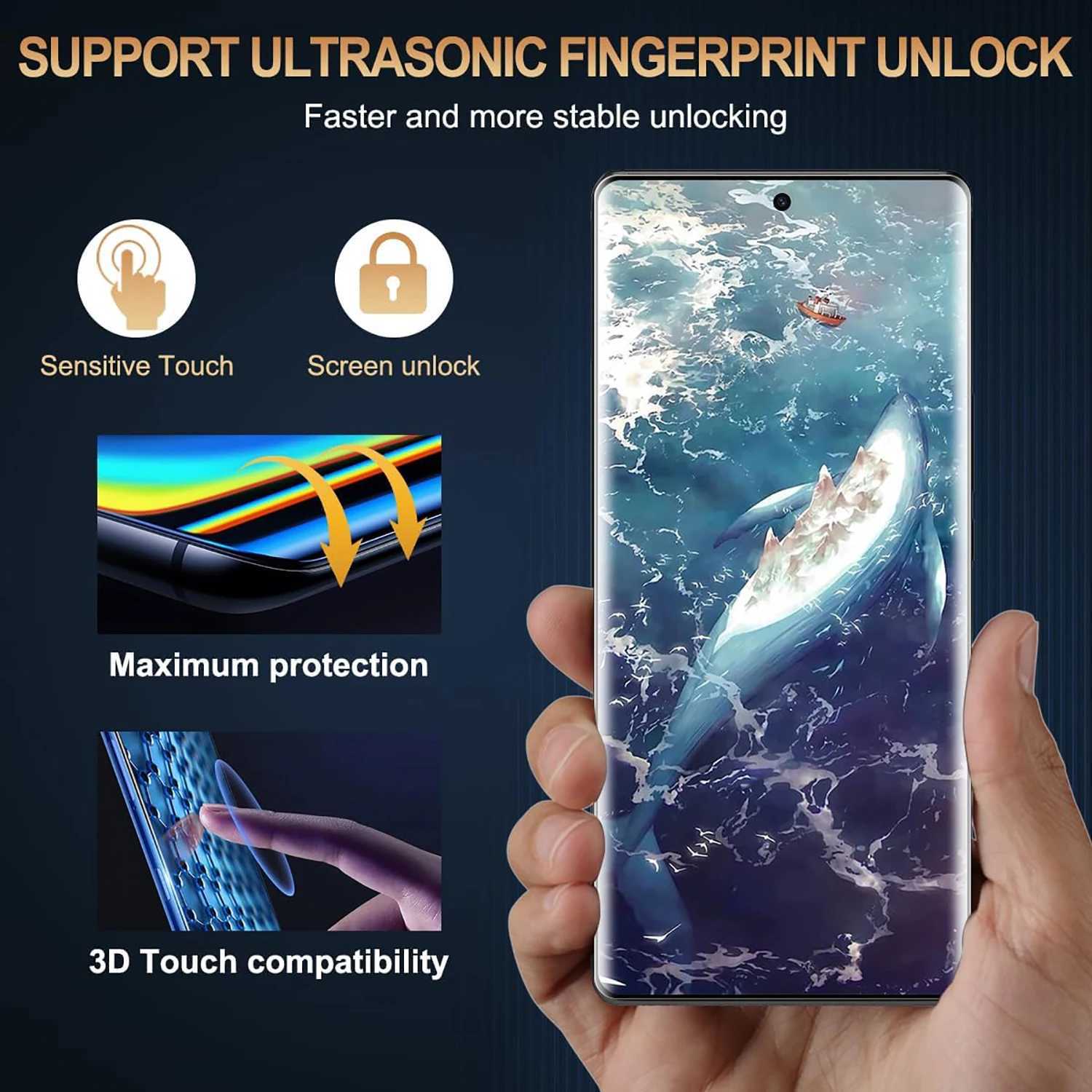 1/4Pcs 10D Tempered Glass For Realme 11 Pro Pro Screen Protector Glass Film G251218