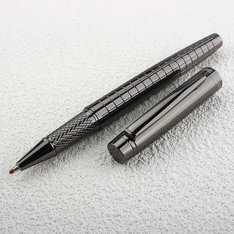 1pcs MONTE MOUNT Ballpoint Pen Retro Metal Grid Ink Elegant Gift for Writing Stationery Off School Supplies Roller Ball Pen Y251218