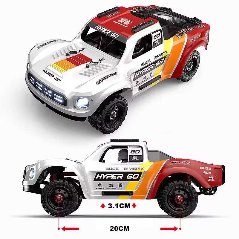 MJX HYPER GO 14211 Racing Car 1/14 Short Truck 45A ESC Brushless Motor 47 KM/H Large Foot 4WD RC Car Remote Control Car Toy MJX G251218