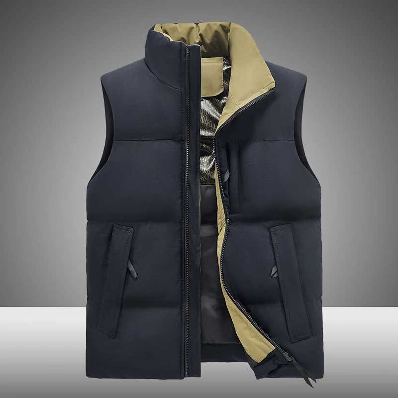 Large Size 8XL Mens Vest Jacket Winter Warm Sleeveless Men Jacket Fashion Hooded Casual Vest Men Thicken Waistcoat CoatG251218
