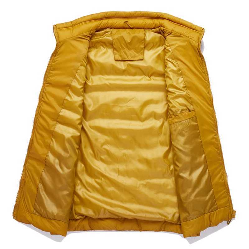 Mens Vest Jacket Warm Sleeveless Jackets Winter Waterproof Zipper Coat Autumn Stand-up Collar Casual Waistcoat Brand ClothingG251218