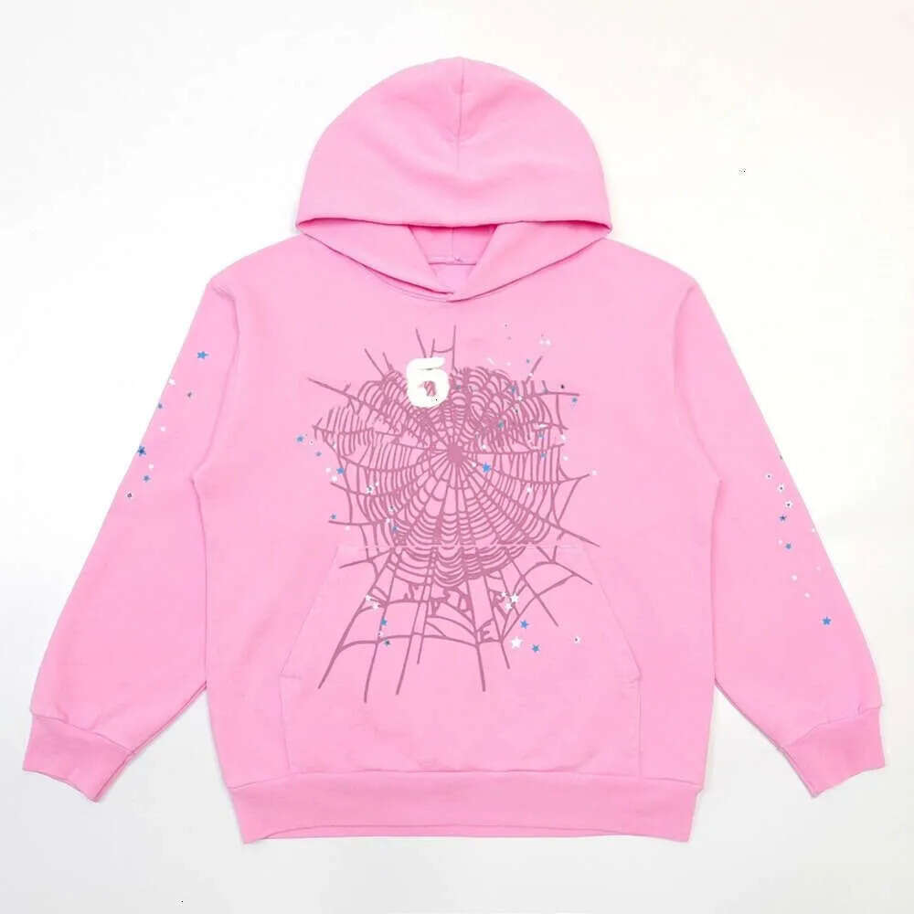 Spider Hoddie High Quality Spider Hoddie Men Designer Spider Hoodie Pink Hoodie For Men Sweatshirts Hoody Young Thug Angel Women Web Spider Hoody 5Dc