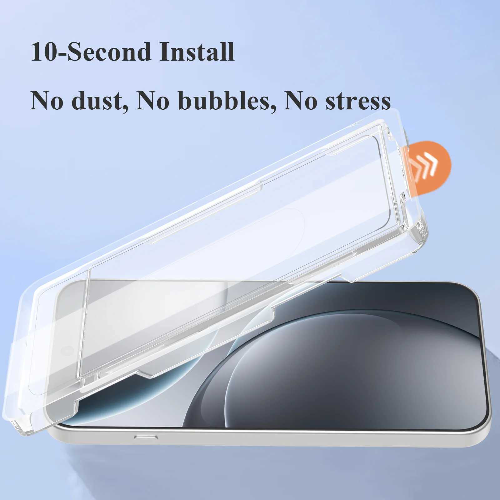 Lereach Tempered Glass SCREEn Protector for Find X9 Pro/X9 with Dust-Free Positioning Box Auto-Align HD Clear G251218