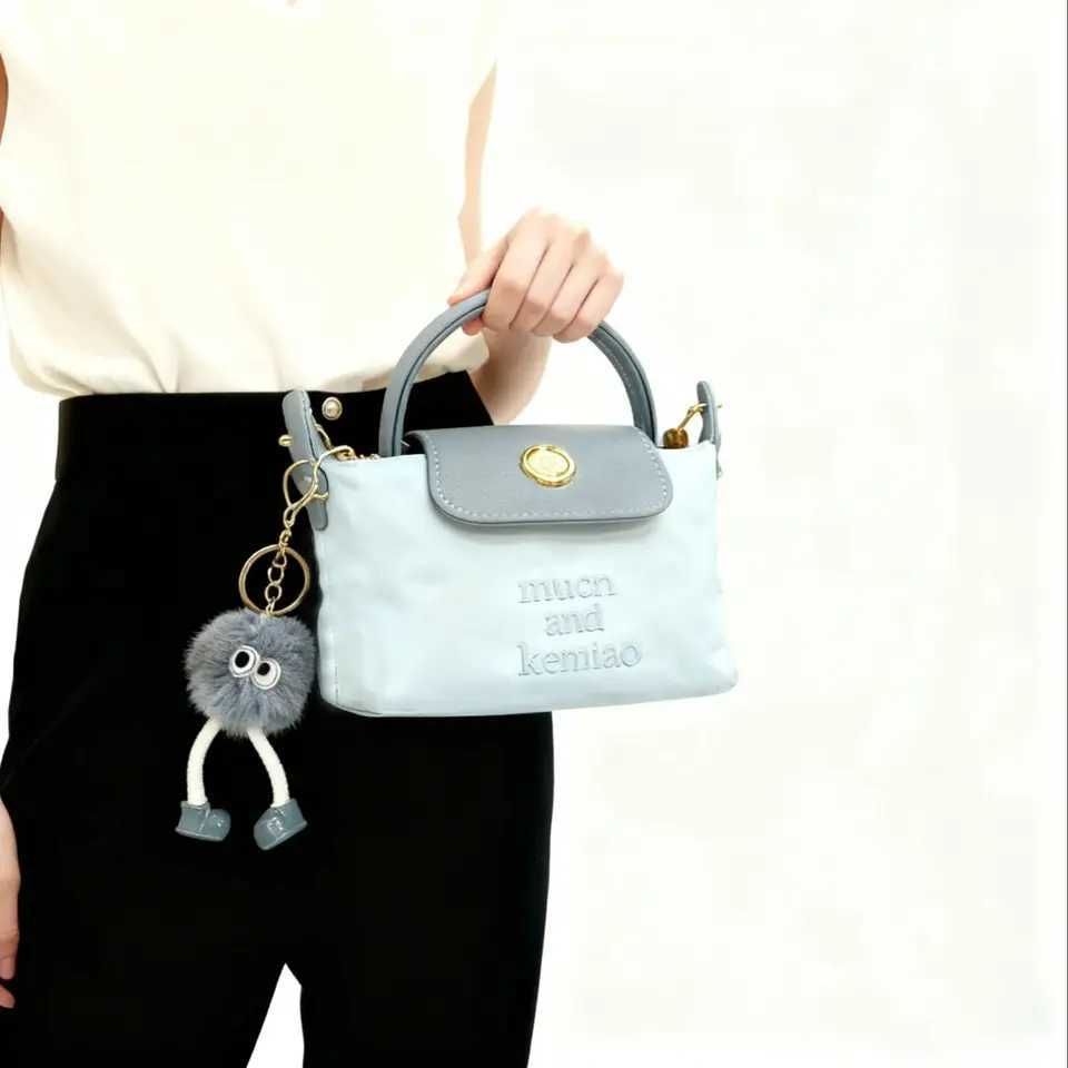 Mini dumpling bag nylon handbag mini crossbody bag eco-friendly tote bag versatile single-shoulder phone bagT251218