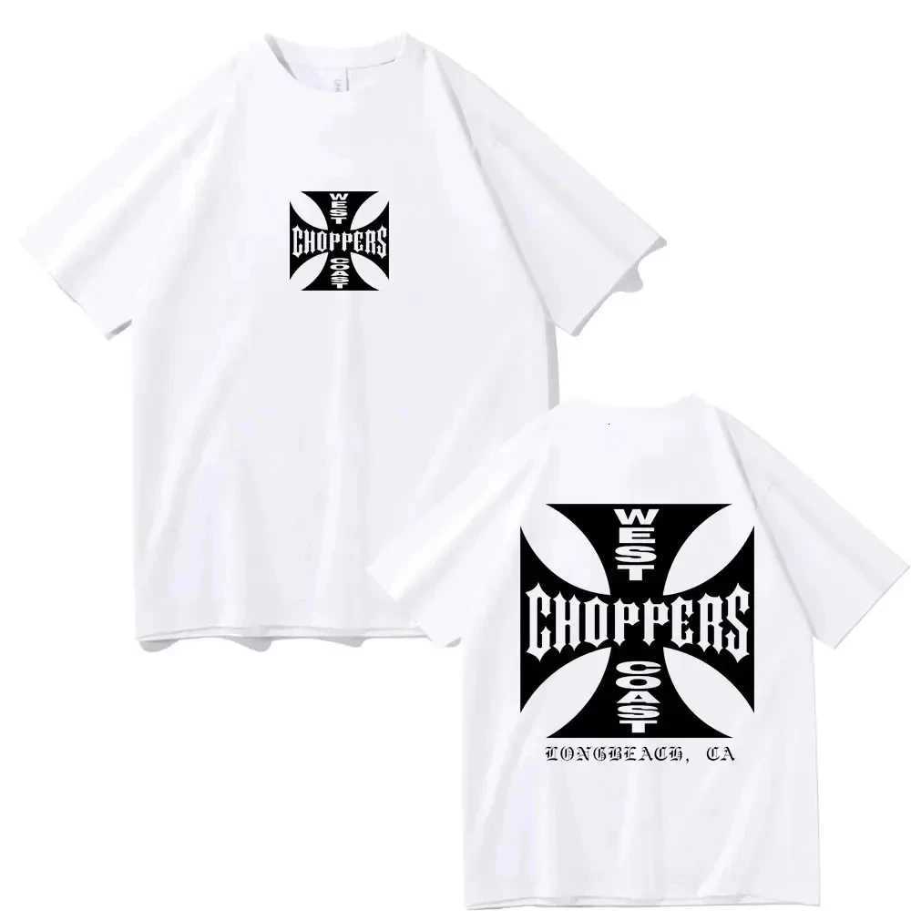 Summer Fashion T Shirt Women Men West Coast Choppers Print T-Shirt Casual Short Sleeve O-Neck Tshirt Vintage Clothing Tee X251218