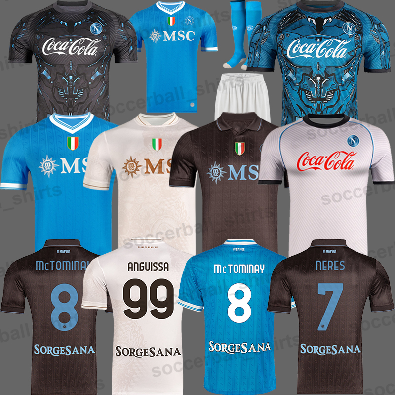 DE BRUYNE NAPOLI soccer jerseys 25 26 Halloween Kit CAMPIONI NUNEZ Maglia Naples 2025 Partenope Jersey KIDS Pre Match FOOTBALL SHIRTTraining SSC Napoli Maillot