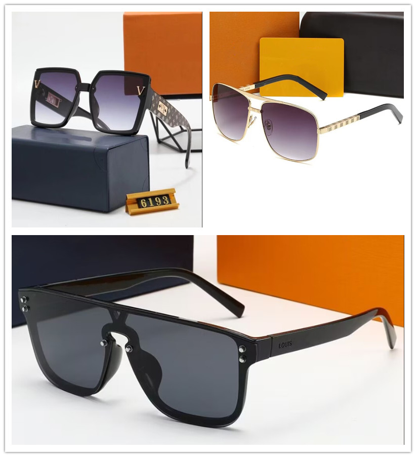 Top luxury sunglasses men Sunglasses designer womens Mens Wearing fashion hot selling senior Eyewear For Women eyeglasses frame Vintage Metal Sun Glasses With box