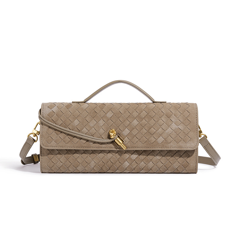 Women's 2026 New Vintage European Baguette Clutch - Elegant Evening Matte Finish Shoulder Bag for Formal Events