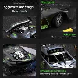 24G RC Car Toy Drift Racing Remote Control Car High Speed Off Road RC Car RC Racing Car Toy for kids Gifts G251218