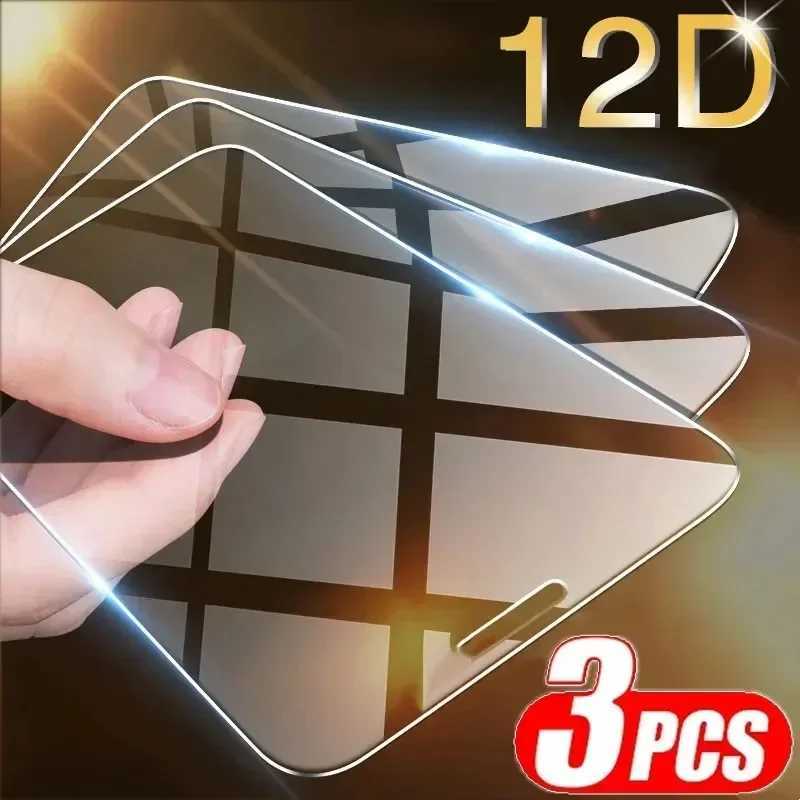 3Pcs Tempered Glass for iPhone 14 13 12 11 15 Pro Max Mini Screen Protector for iPhone 17 XR XS MAX 7 8 Plus 16 Protective Glass G251218