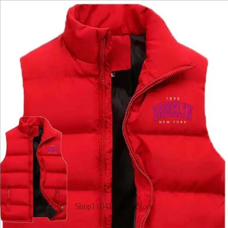 Men Women Clothing Autumn Winter Fashion Casual Mandarin Collar Sleeveless Jacket Vest Coat Warm Comfortable Zipper Jacket VestG251218