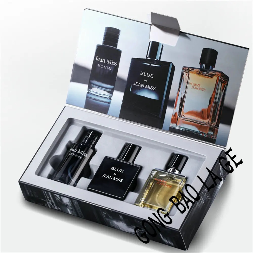 High Quality 90ml Men Perfume Gift Box 3pcs Set Colognes Fascination Man Profumo Uomo Lasting Attracting Women Parfums Homme 251215