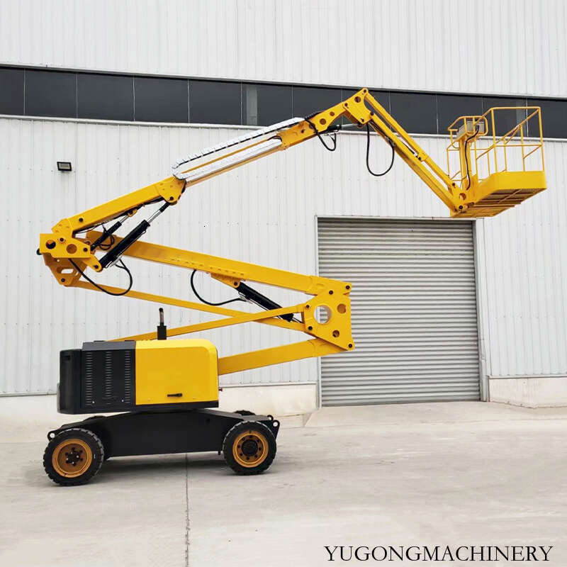 Electric Industrial Spider Ladder Truck Crawler Boom Lift Curved Arm Elevator With 40m Height