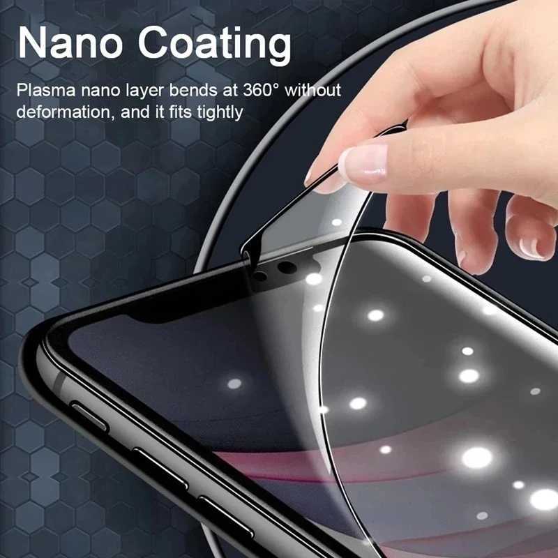 1-4Pcs Matte Ceramic Privacy Screen Protector for iPhone 14 PRO MAX 7 8 16 Plus Anti-spy Film for iPhone 11 12 13 15 Pro XS Max G251218