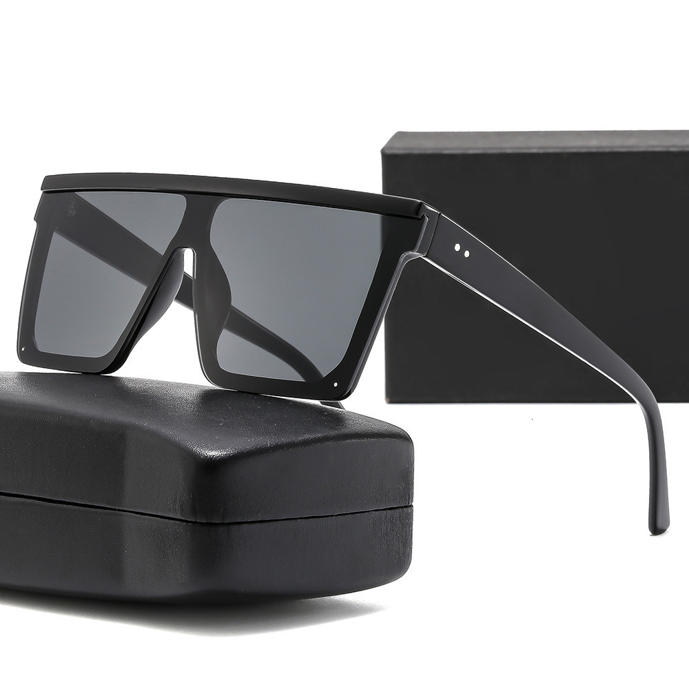Vintage Designer Fashion Oversized Square Sunglasses Women Men Trendy Big Frame Flat Top Sun Glasses Shades UV400 ddmythur