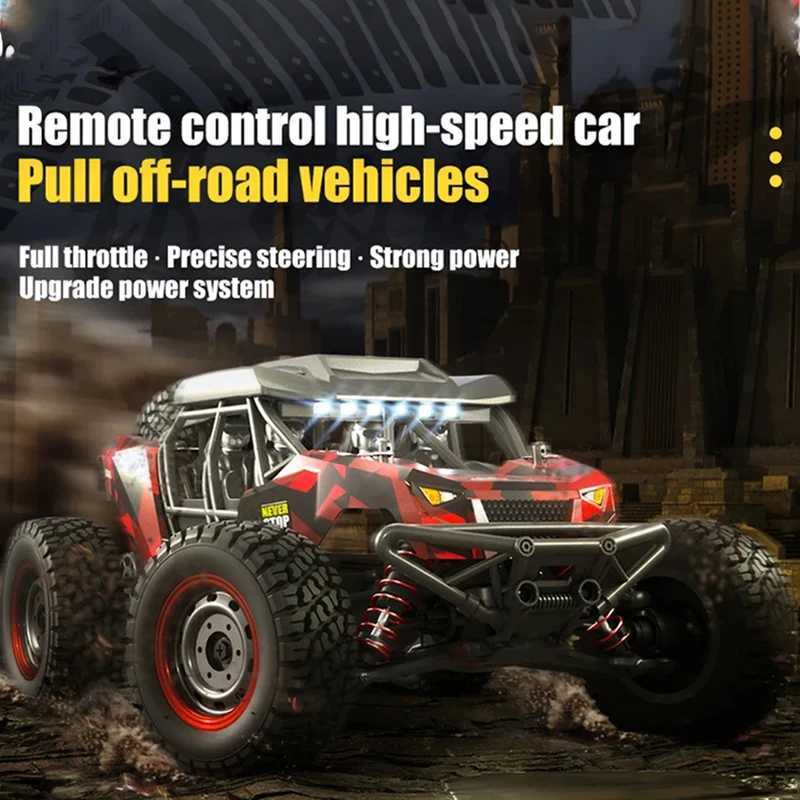 SCY 16106/Pro 4WD Remote Control Car With LED Off Road 4x4 RC 50KM/H High Speed Buggy Truck Super Desert Racing Toy Kids Adults G251218