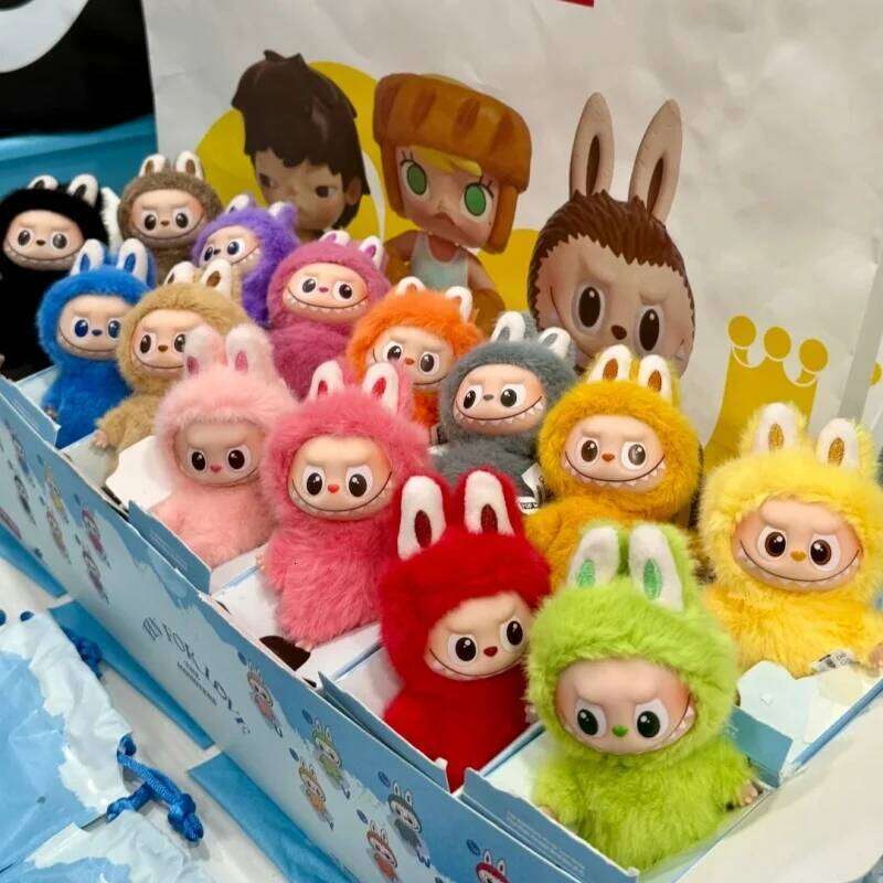 Labubu The Monsters Pin For Love Series Blind New Genuine Keychain Cute Anime Action Figure Keychain Gifts 25C1218