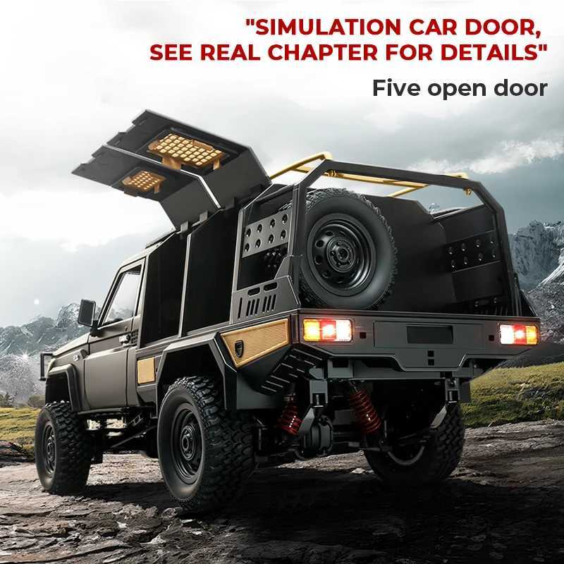 MN82S LC79 24G 1/12 Full Scale RC Pickup Short Truck 4WD Remote Control Climbing Off-road Car Toy for Boys Girls Christmas Gift G251218