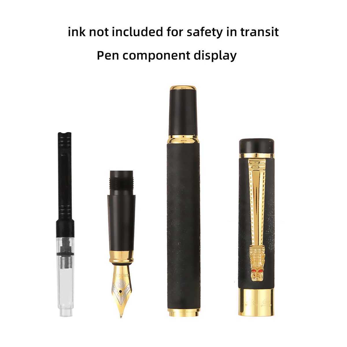 1 Pc Scrub Metal Pen Lridium Tip Medium size 05mm Off School Students for Men and Wen Daily Writing Best Fountain Pen Y251218