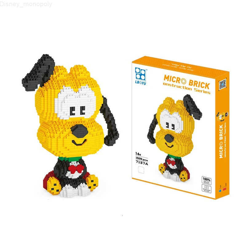 Disney Series Diamond Building Blocks Eeyore Pluto Mickey Mouse Lion Simba Timon Pumbaa Micro Brick Figures For Mini Block Toys H2512181