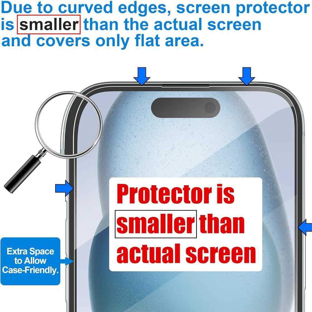 Clear Glass Film For iPhone 15 16 Pro Max Screen Protector For iPhone 11 12 13 14 15 Pro Tempered Glass iPhone13 Mini 16 Plus G251218