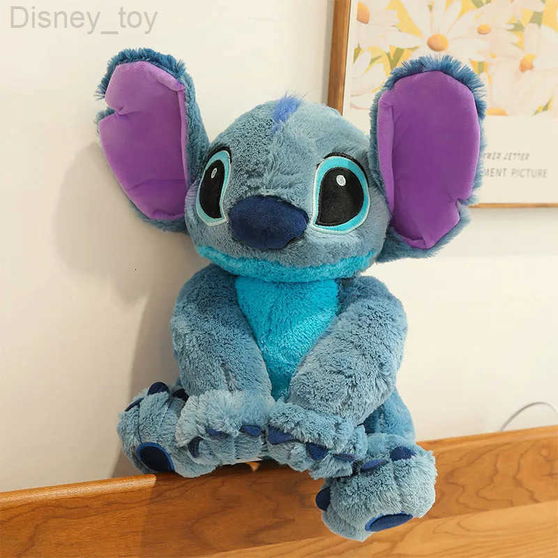Disney Stitch Angel Stuffed Plush Toy Kawaii Lilo Stitch Cartoon Plush Doll Stress Relief Pillow Comforting Toy for kids Gifts H251218