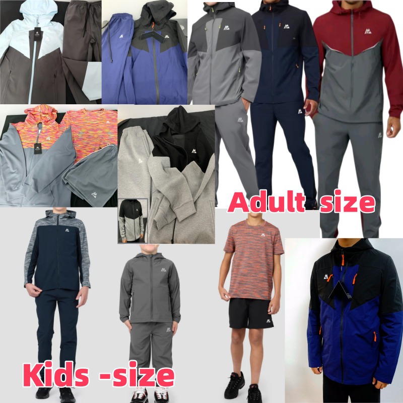 NEW montirexs kids High quality 3-piece set designer shorts and t shirt montirexs tracksuit Men Short Sleeve Set Men T-Shirt Women's Short Sleeve Blank b52 30