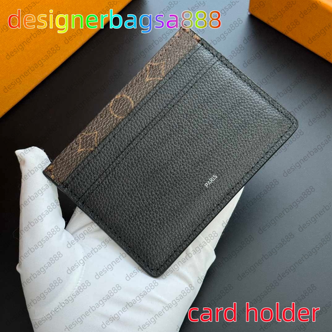 Card holder Designer Wallet Card Luxury Coin Purse Mini Wallet Mens Wallet for Women Wallets Passport Holder Genuine Leather Credit Card Golf Wallet