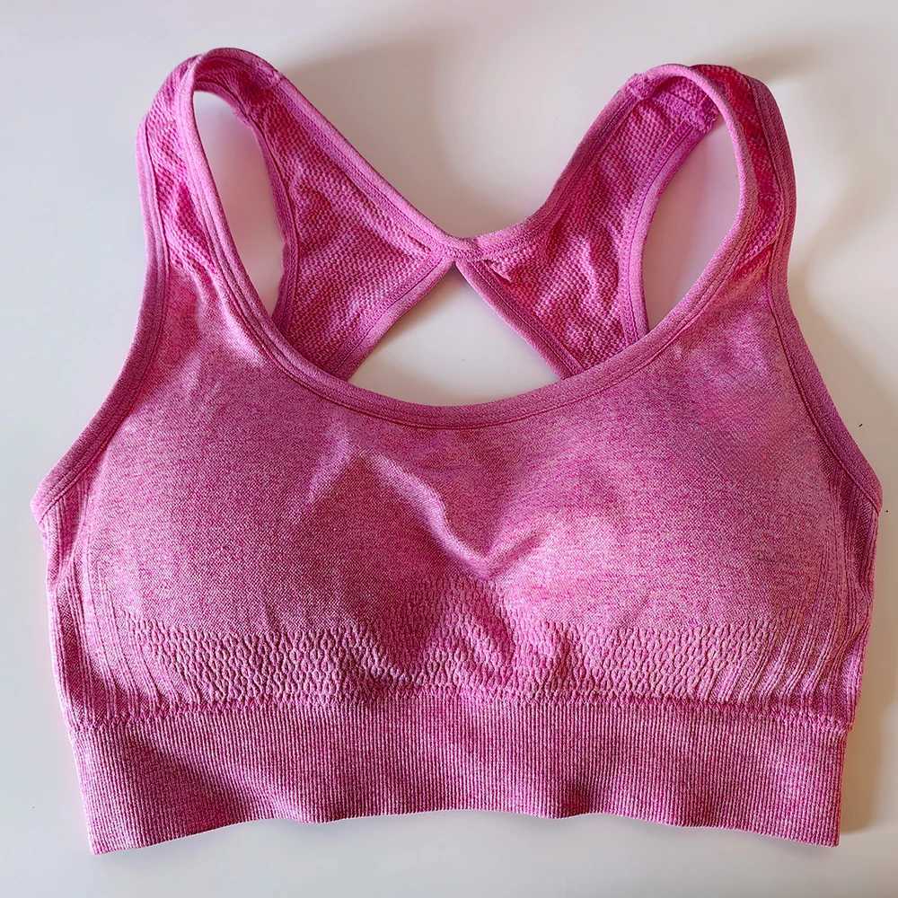 Mileegirl 2pcs Sport Sets Women Gym Push Up Yoga Pants Hollow Back Gym Fitness Bra Workout Leggings Seamless Tights Setst251219