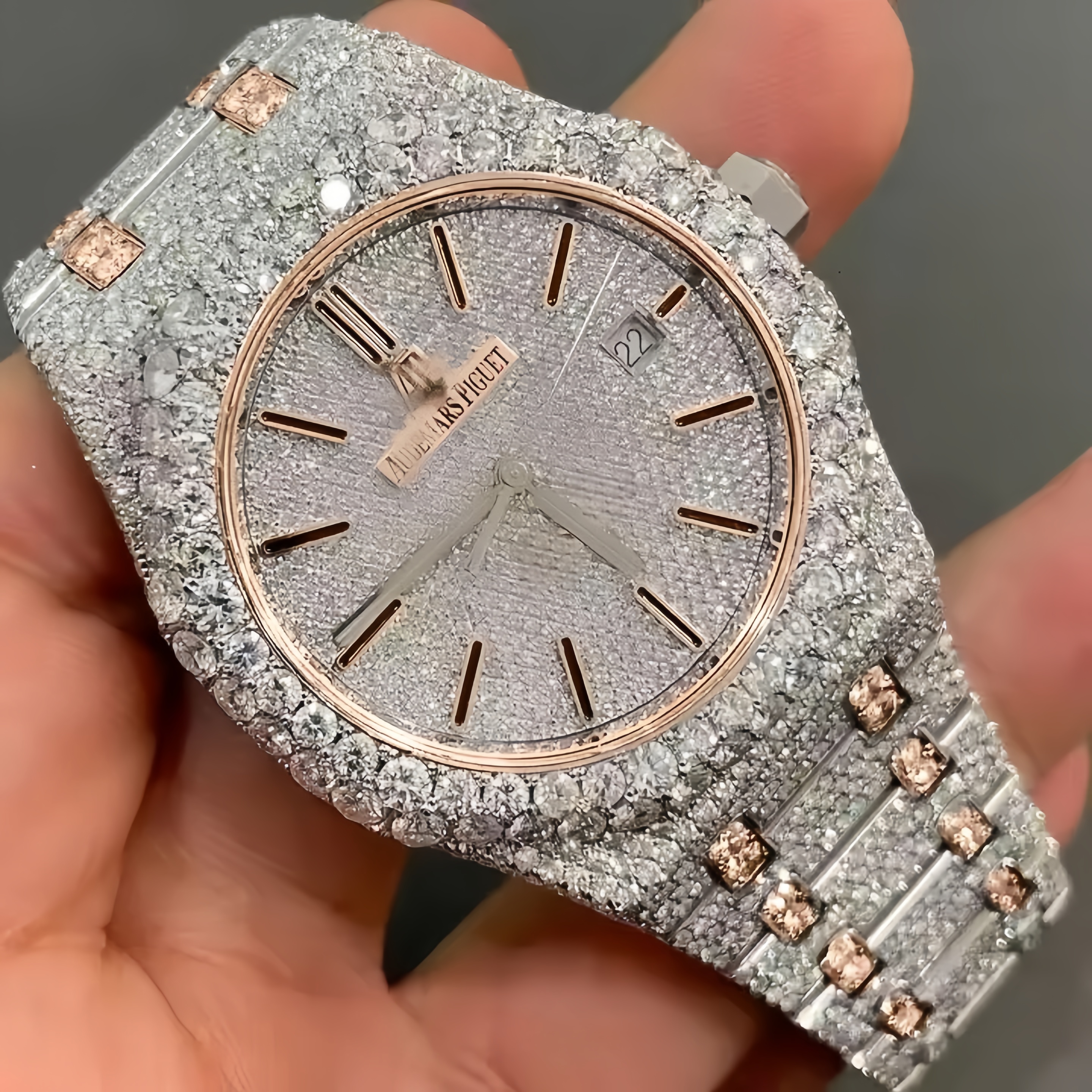 VVS Top Quality Moissanite Watch Vvs Iced Out Watches Women Designer Men Moissanite Watches Pass GRA Test Luxury Diamond Watches Audemarity Pidgetity Watch b33