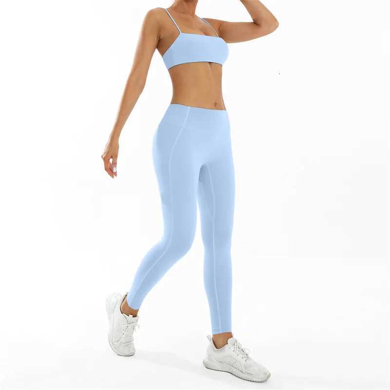 Yoga Suit Sports Set Womens Tracksuit Sexy Workout Clothes Fitness Sportswear High Waist Pants And Underwear Gym Outfits Femalet251219