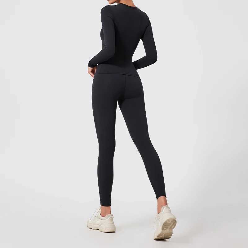 Ctenkevet 2Pcs Sets Gym Clothes Sports Outfit Suit Women Outdoors Workout Tights Set Yoga Wear Female Running Training T-Shirtt251219