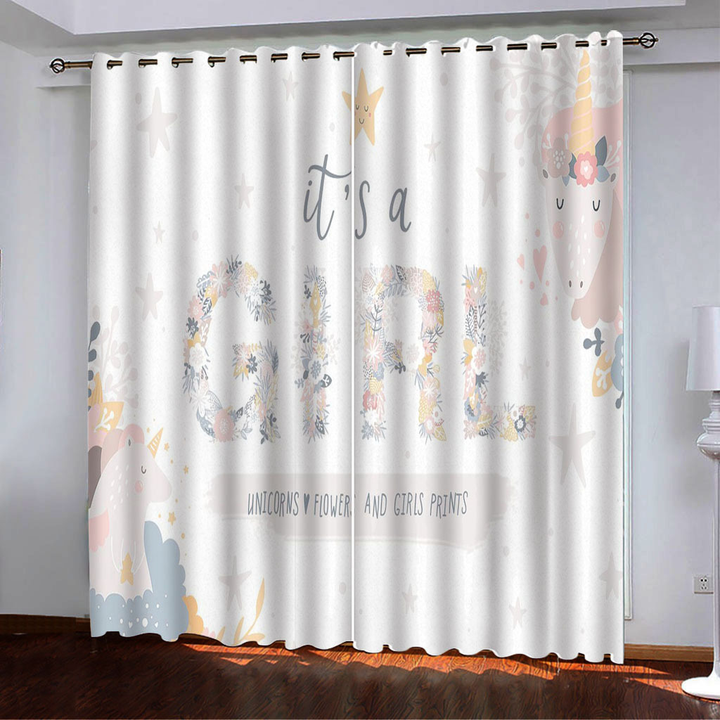 YL-37998 Floral Printed High-Density Blackout Curtain Available for Cross-Border Trade, 3D Digital Printing, Custom Designs Accepted.