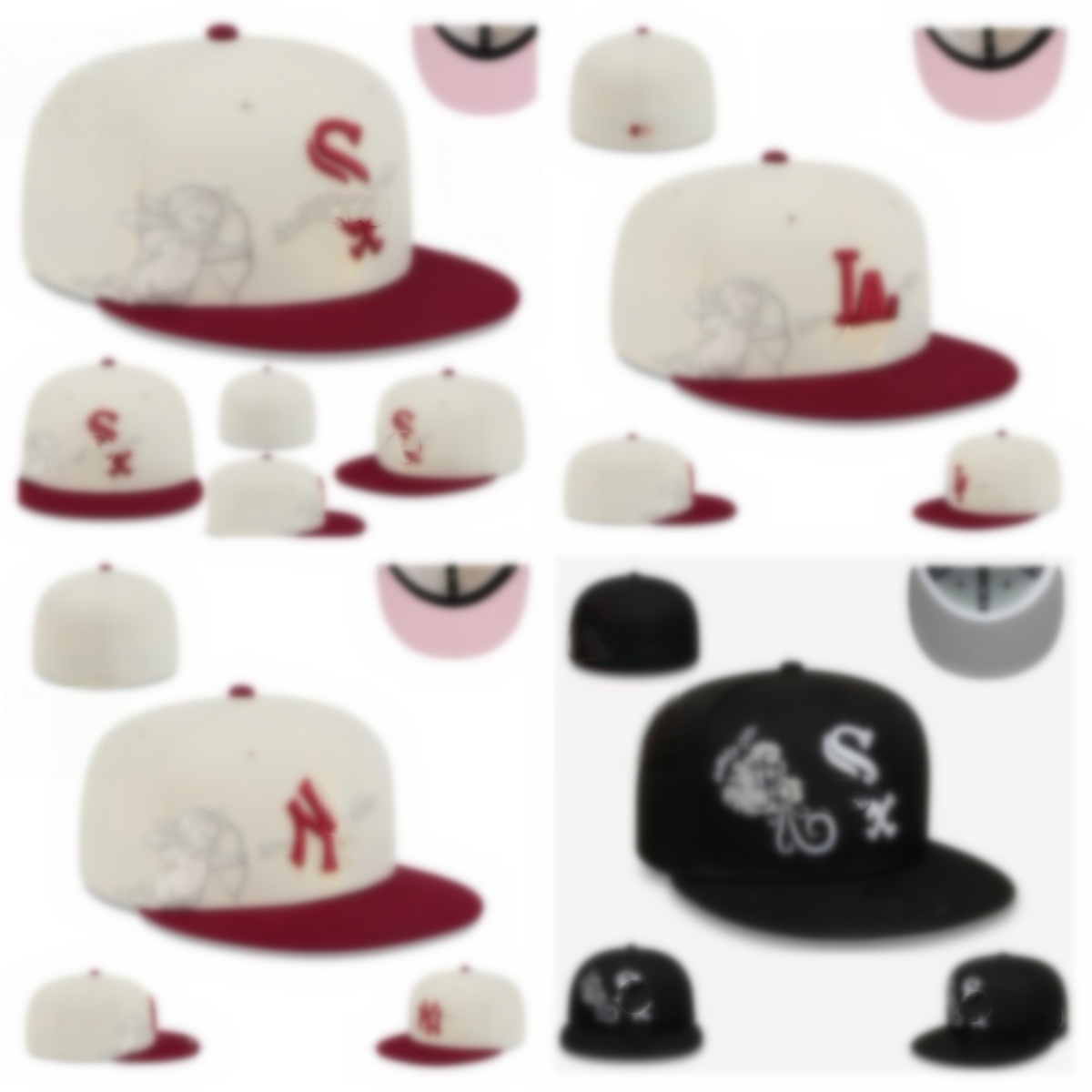 Ball Caps All Team hats Designer hat Fitted Flat baseball cap Snapback Embroidery basketball football Outsoor Sports letter capa C-5