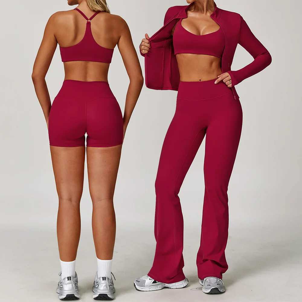 2/3PCS Yoga Suit Sports Set Gym Set Women Tracksuit Running Workout Clothes Long Sleeve Sports Bra Athletic Wear Yoga Clothingt251219