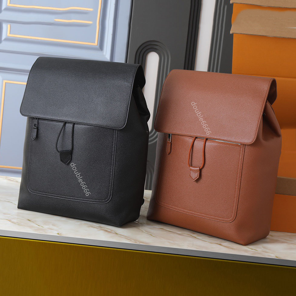 Designer men's backpack leather travel bag Fashion crossbody bag luxury book bag tablet laptop bag daily commuter bag messenger bag briefcase shoulder bag