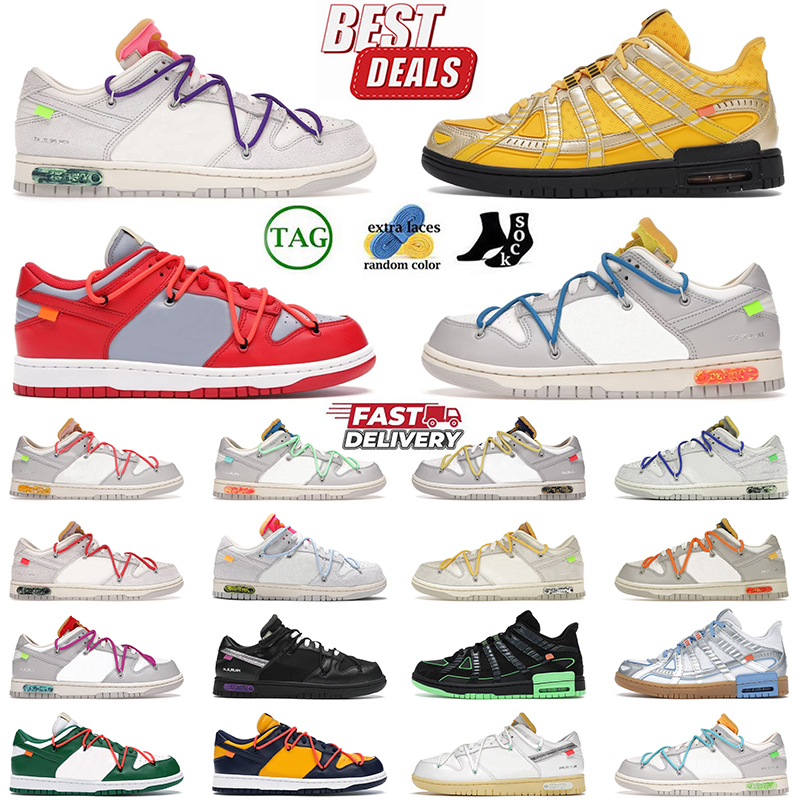 Designer out of office sneakers off white shoes men women UNC University gold green srike trainers plate-forme casual chaussure platform whiteshoe sneaker Size 36-45