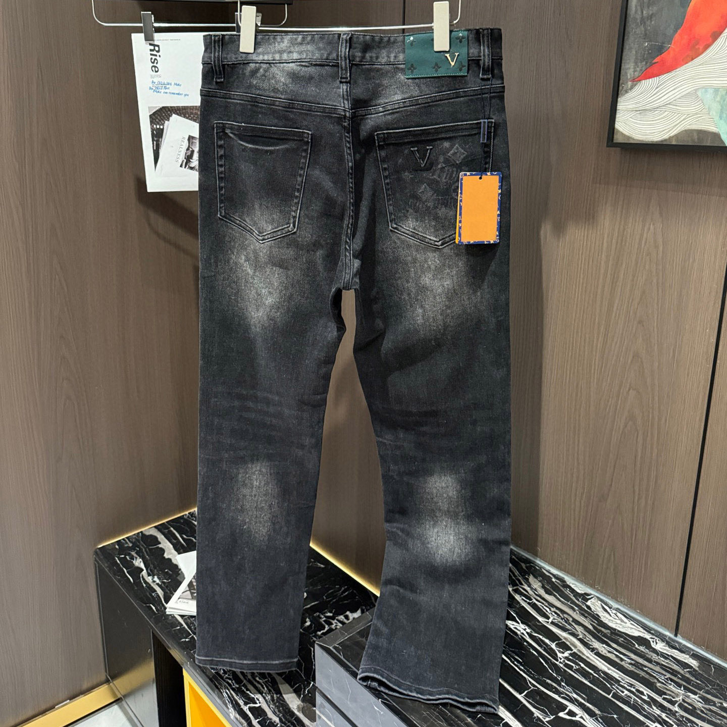 Designer jeans, men's jeans Stylish Mens and summer straight leg pants trend pants Elements with Modern Comfort us size 28-40 11