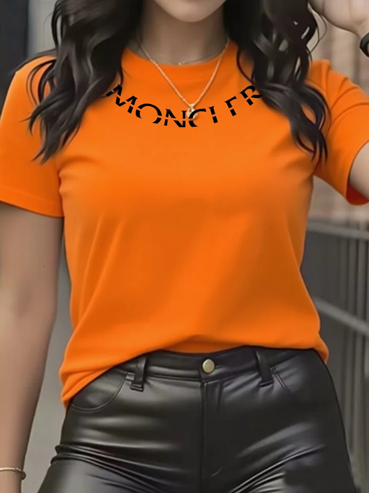 Machine Washable Womens Casual Elegant Fashion Graphic T-shirt O-Neck Short Sleeve Top Womens Clothing 251219