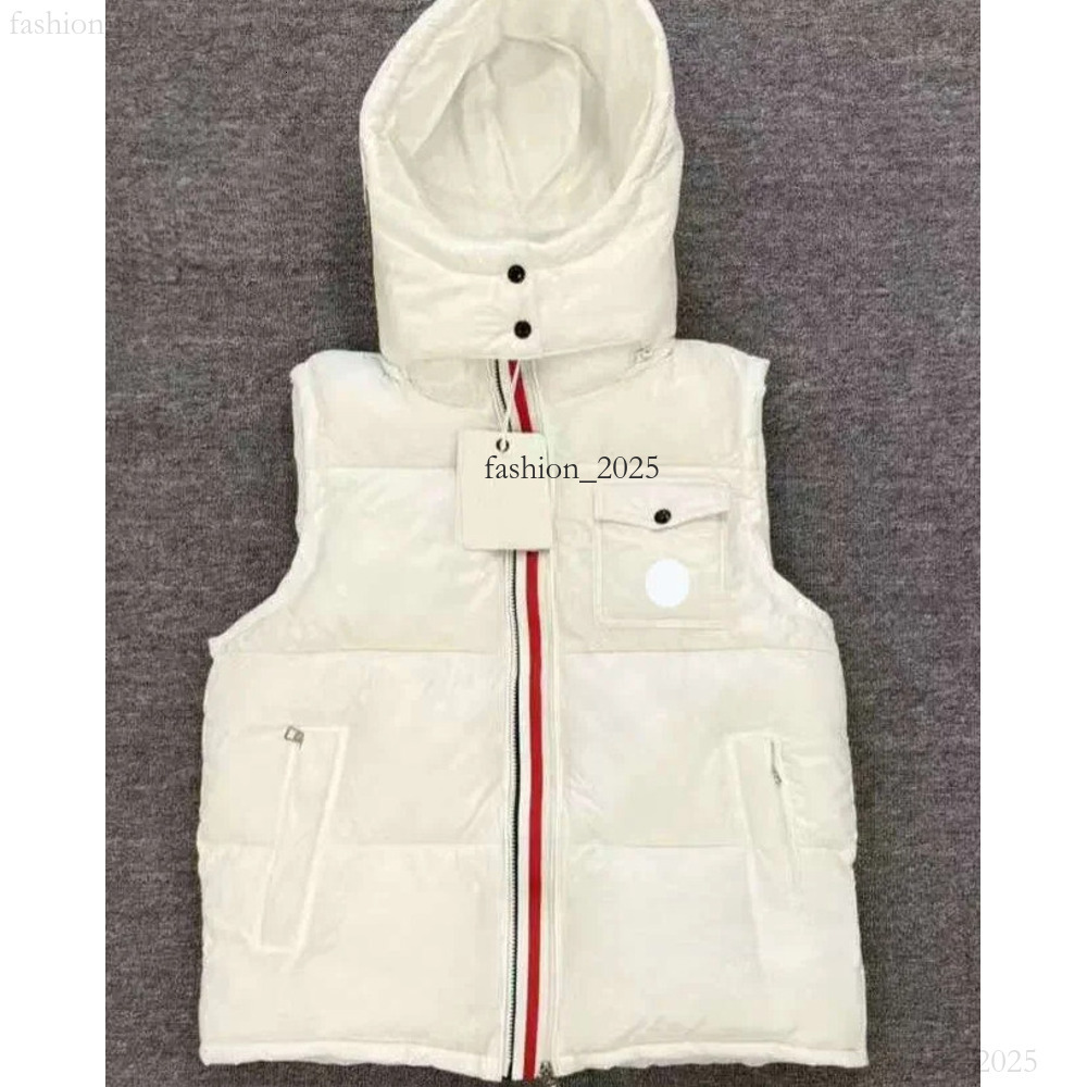 Montclare Jacket Men's Vest Designer Gilet Luxury Down Woman Womens Feather Filled Material Vest High Quality Graphite Couple Vest Label M-2Xl 8ed