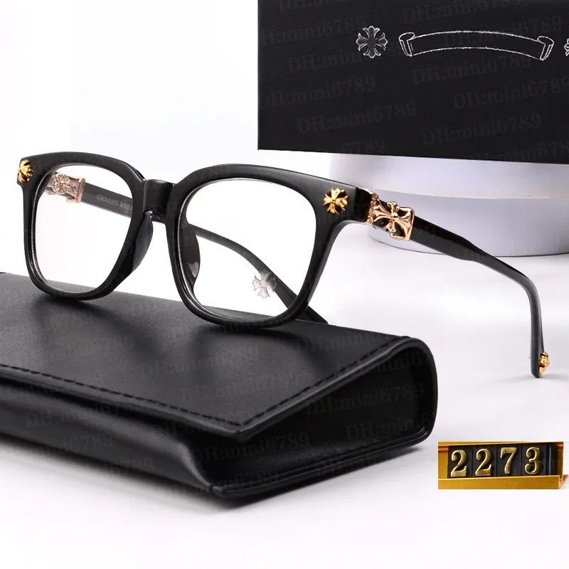 Chrome Sunglasses Cross Sunglasses Luxury Designer Glasses Sunglasses For Women glasses Frames Men Fashion Plate Eyeglass 2273