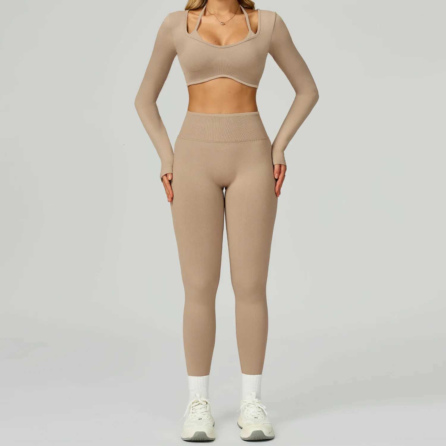 Seamless Sportswear For Women Tracksuits Yoga Set 2PCS Gym Workout Clothes Fitness Outfits Sports Bra Leggings Athletic Weart251219