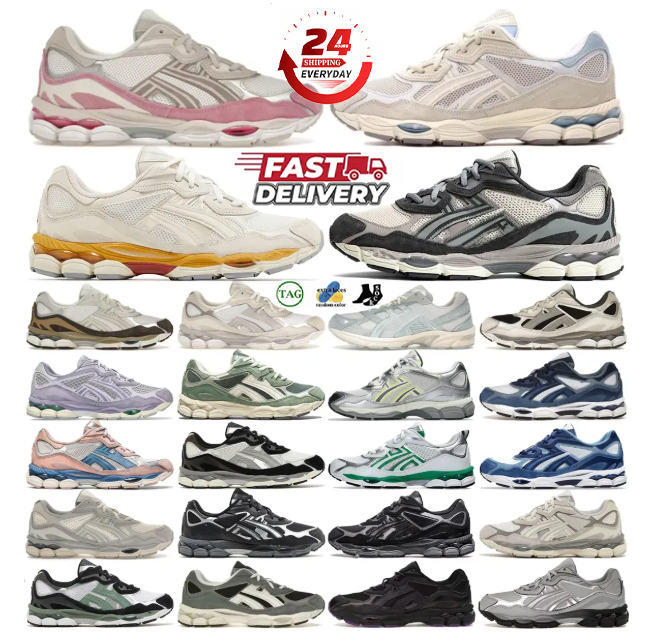 With Box Designer NYC Running Shoes For Men Women Triple Black White Silver Pink Mens Trainers Outdoor Sports Sneakers Runners Chaussure Gels Nycs