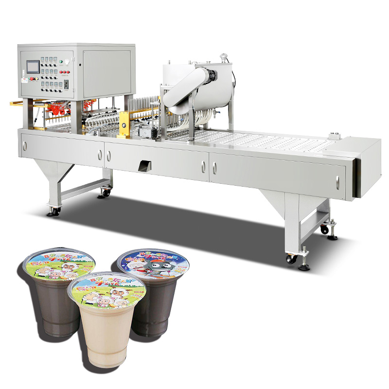 Automatic Cup Filling and Sealing Machine for Liquids, Creams and Semi-Solid Products