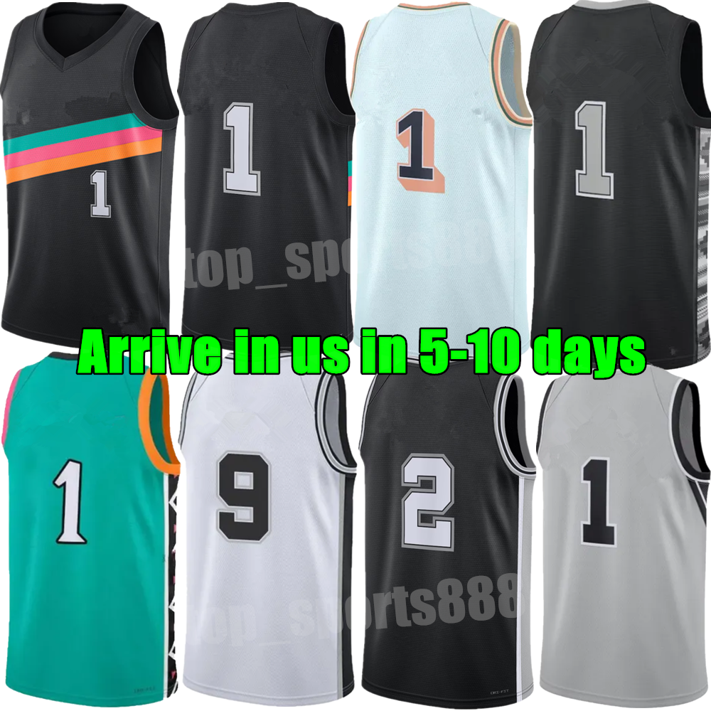 Custom Men kids Victor Wembanyama Basketball Jerseys De Aaron Fox Dylan Harper Stephon Castle Devin Vassell Jeremy Sochan Carter Bryant Johnson Jersey City Jersey