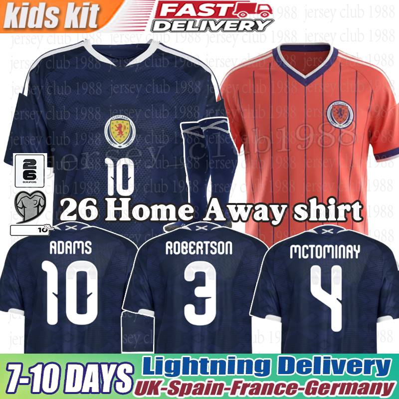 scotland world cup 2026 TIERNEY ROBERTSON football shirt CHRISTIE McGREGOR McGINN McKENNA Soccer Jerseys men kids kit scotland football top