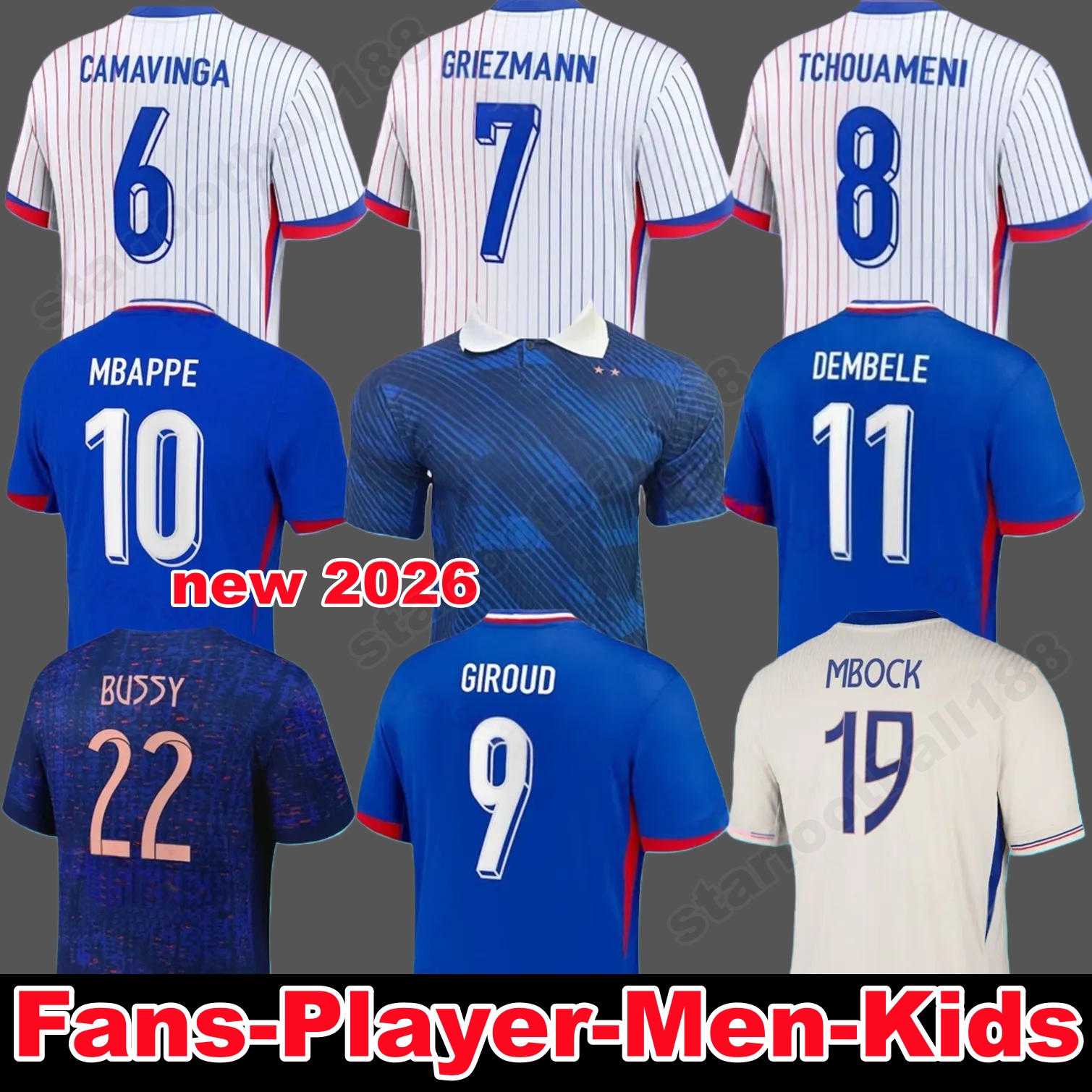 2025 2026 French MBAPPE Soccer Jerseys final BENZEMA GIROUD GRIEZMANN football shirt SALIBA PAVARD KANTE POGBA THURAM KOLO 2024 25 26 Maillot De Foot