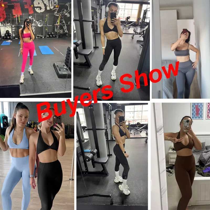 Yoga Suit Sports Set Womens Tracksuit Sexy Workout Clothes Fitness Sportswear High Waist Pants And Underwear Gym Outfits Femalet251219