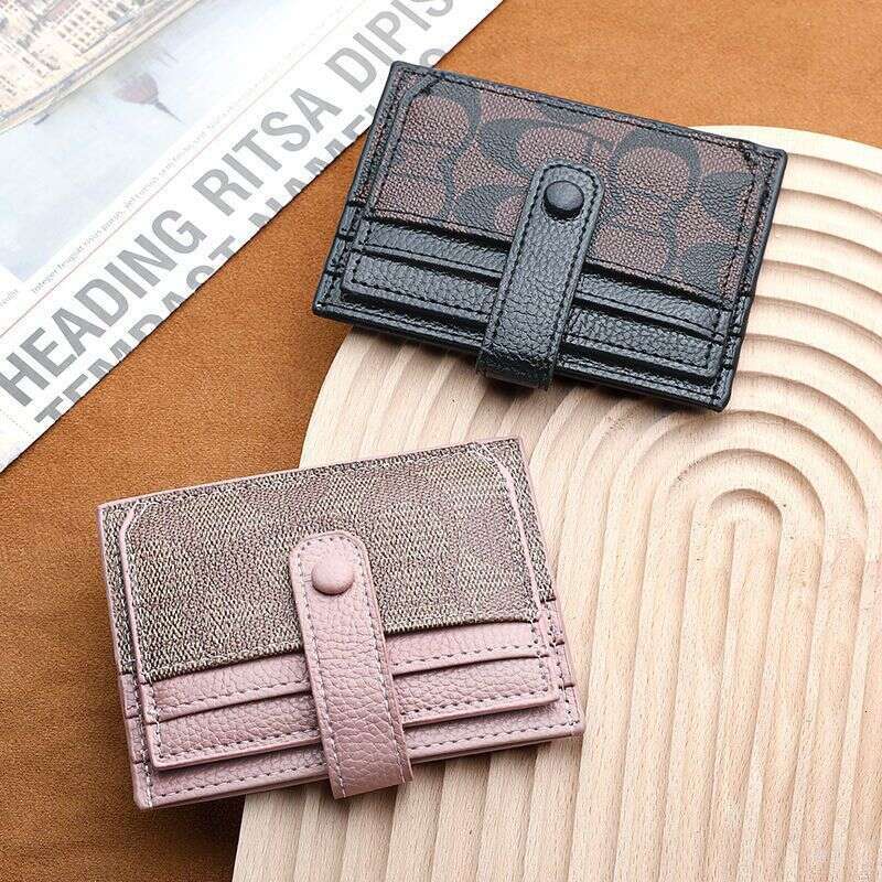 Card Holder for Women Compact and Exquisite High-End 2025 Large Capacity Multi-Card Slots, ID Slot, Premium Feel Trendy